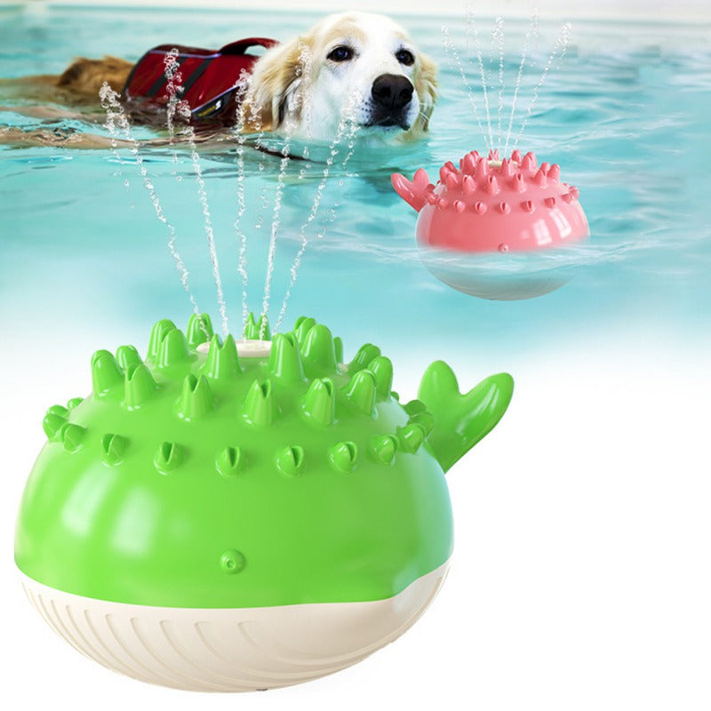 Summer Electric Floating Swimming Pet Bathing Water Spray Dog Toy Pet Supplies Pet Products