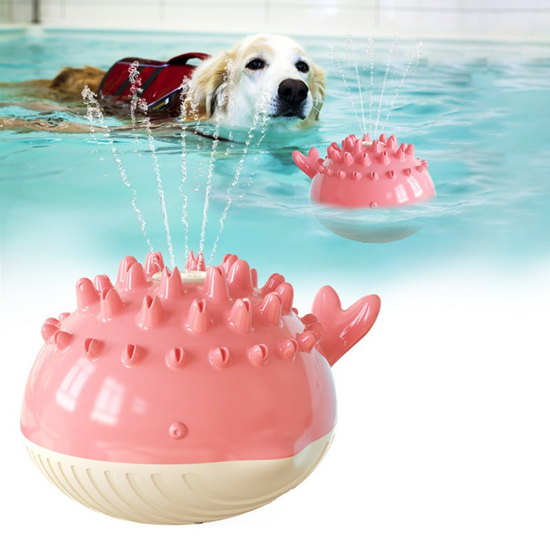 Summer Electric Floating Swimming Pet Bathing Water Spray Dog Toy Pet Supplies Pet Products