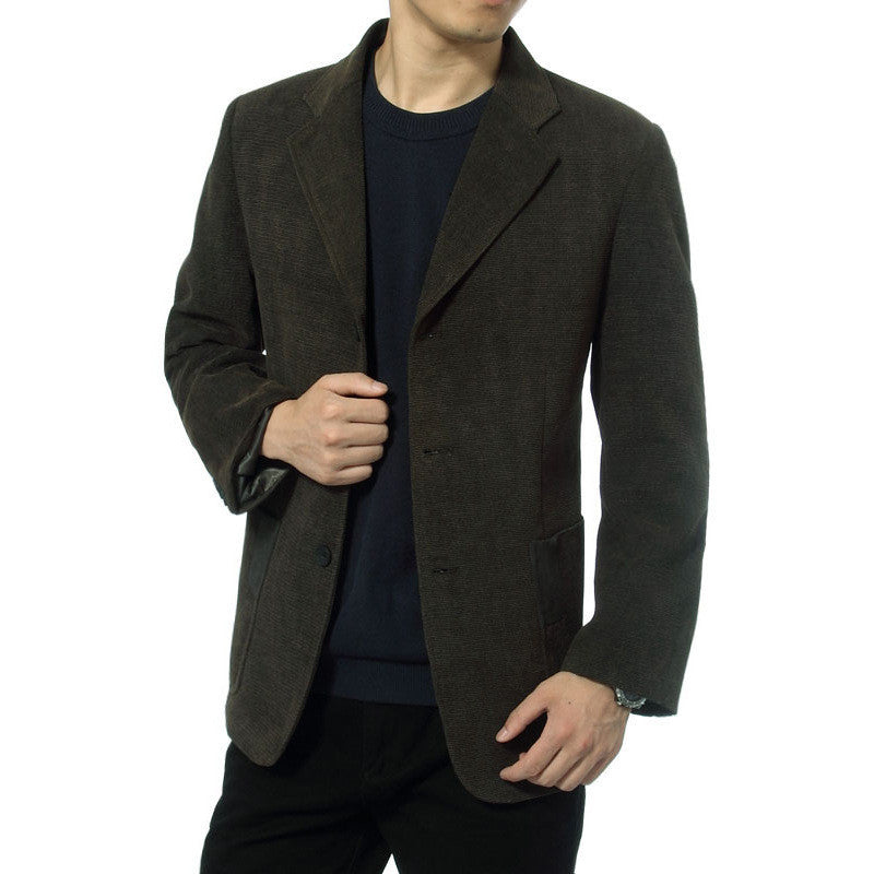 Casual Suit Corduroy Casual Suit Jacket T-Shirt