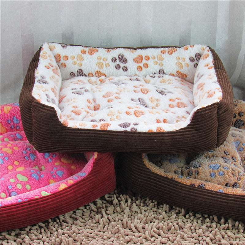 A Dog bed with pet cushion Pet bed