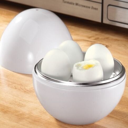 Microwave Egg-shaped Steamer Kitchen Gadgets 0