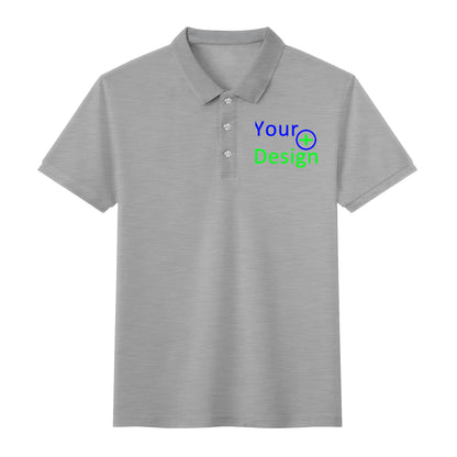 Unisex Half printed Cotton Polo Shirt T-Shirt