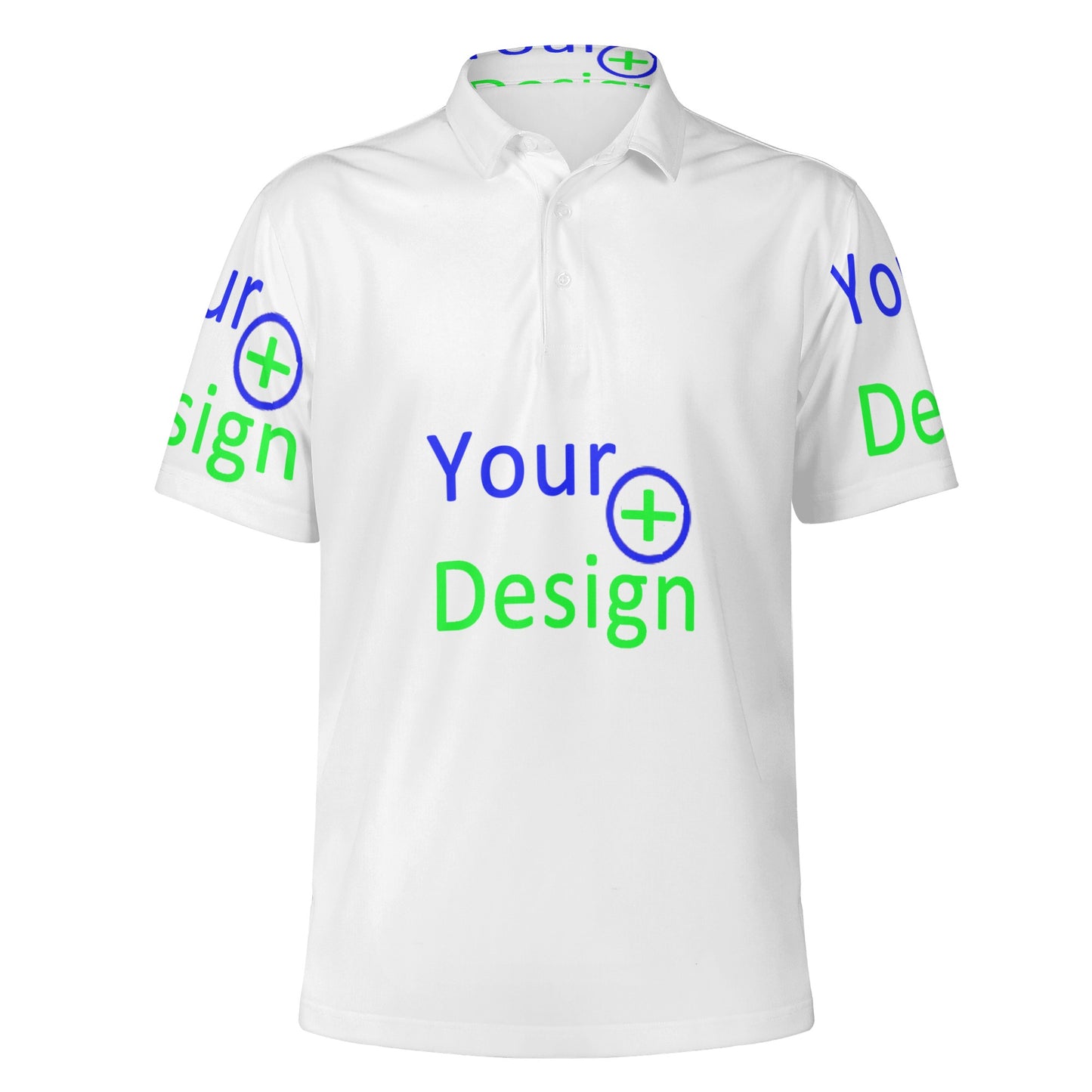 Mens All Over Print Polo Shirt-Your design 