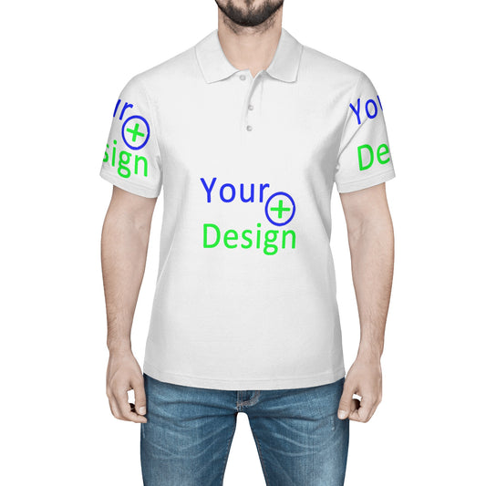 Men's All Over Print Polo Shirt-Your design 