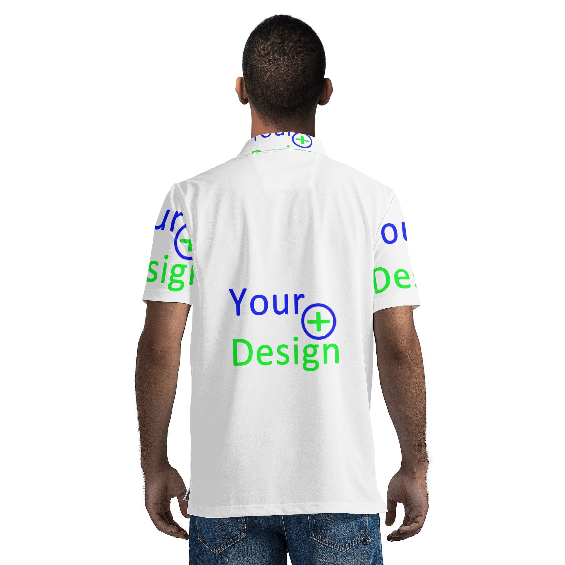 Mens All Over Print Polo Shirt-Your design 