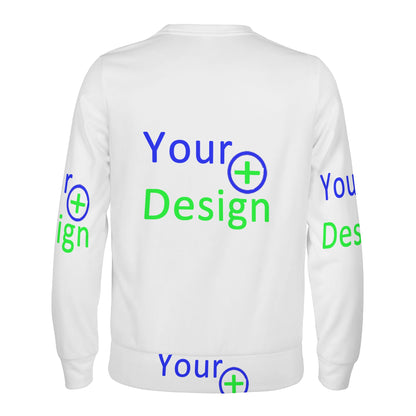 Mens All Over Print Crew Neck Sweatshirt--Your design 