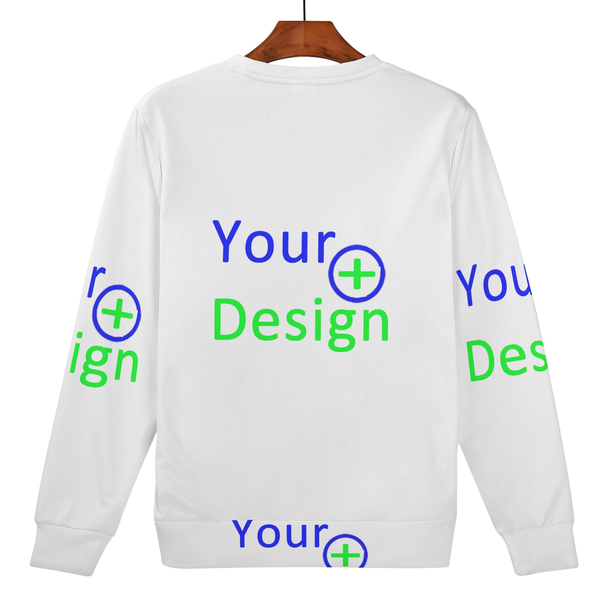 Mens All Over Print Crew Neck Sweatshirt--Your design 