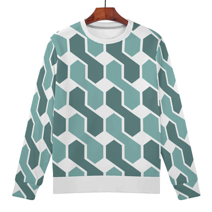 Mens Printed Crew Neck Sweatshirt 