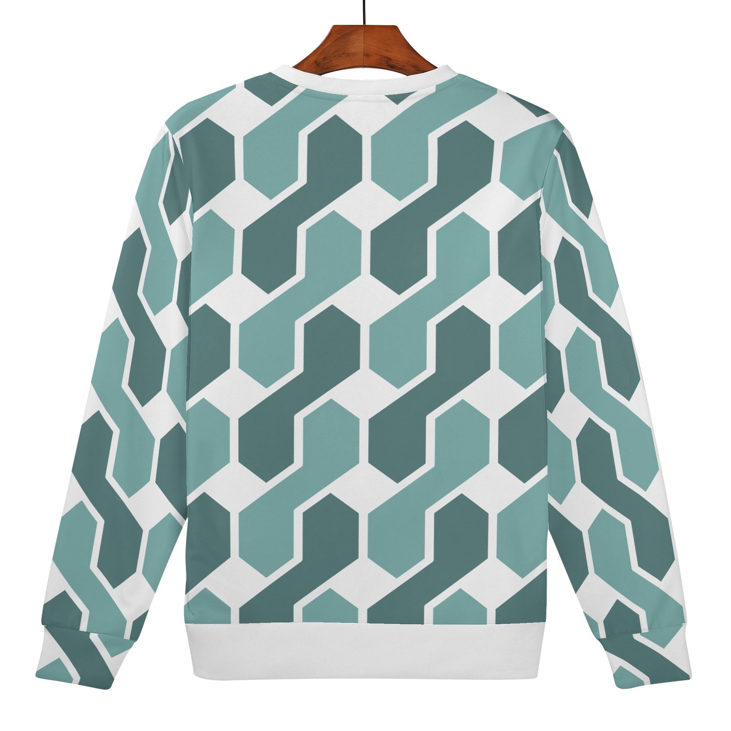 Mens Printed Crew Neck Sweatshirt 