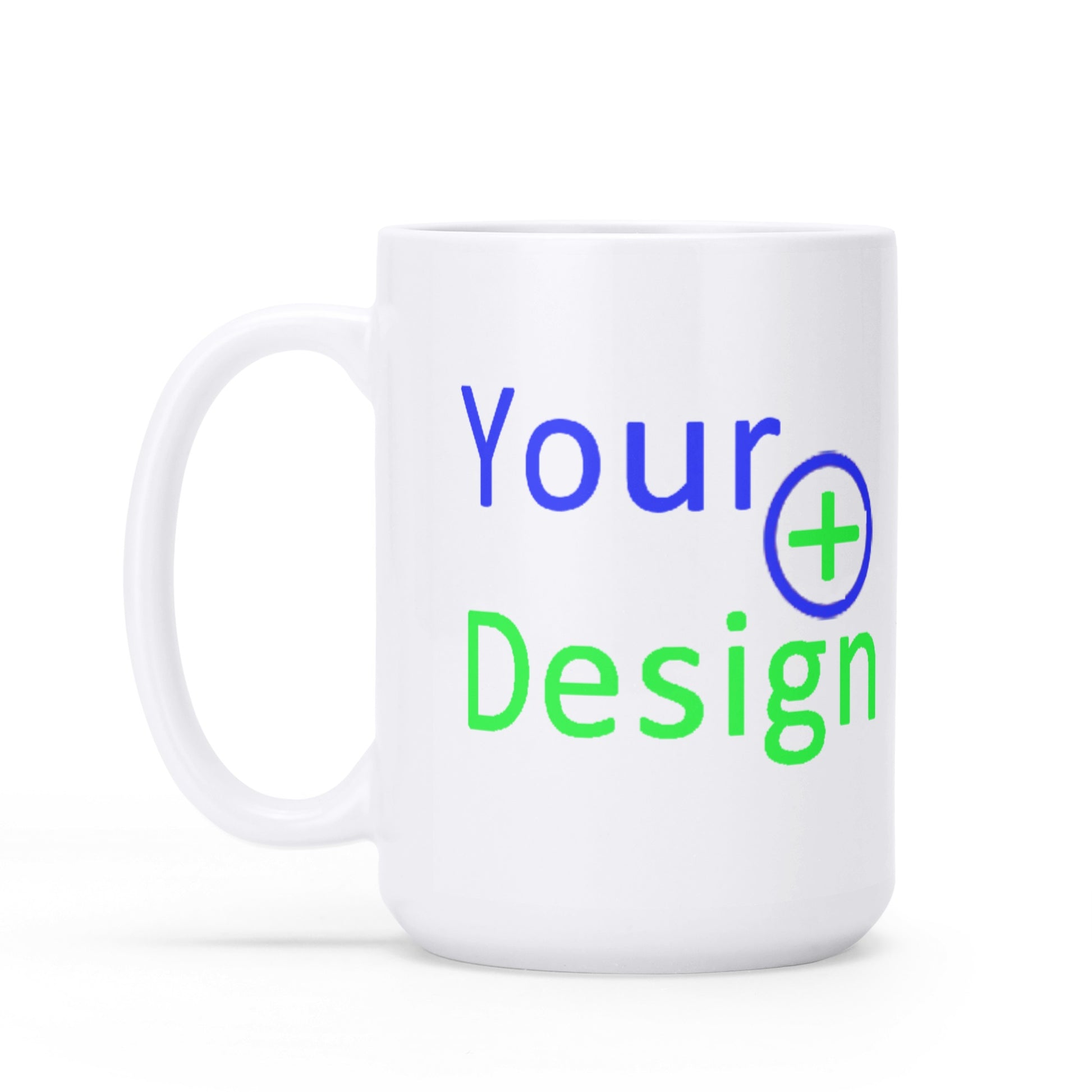 White Glossy Mug (15 oz) - Custom Printed 