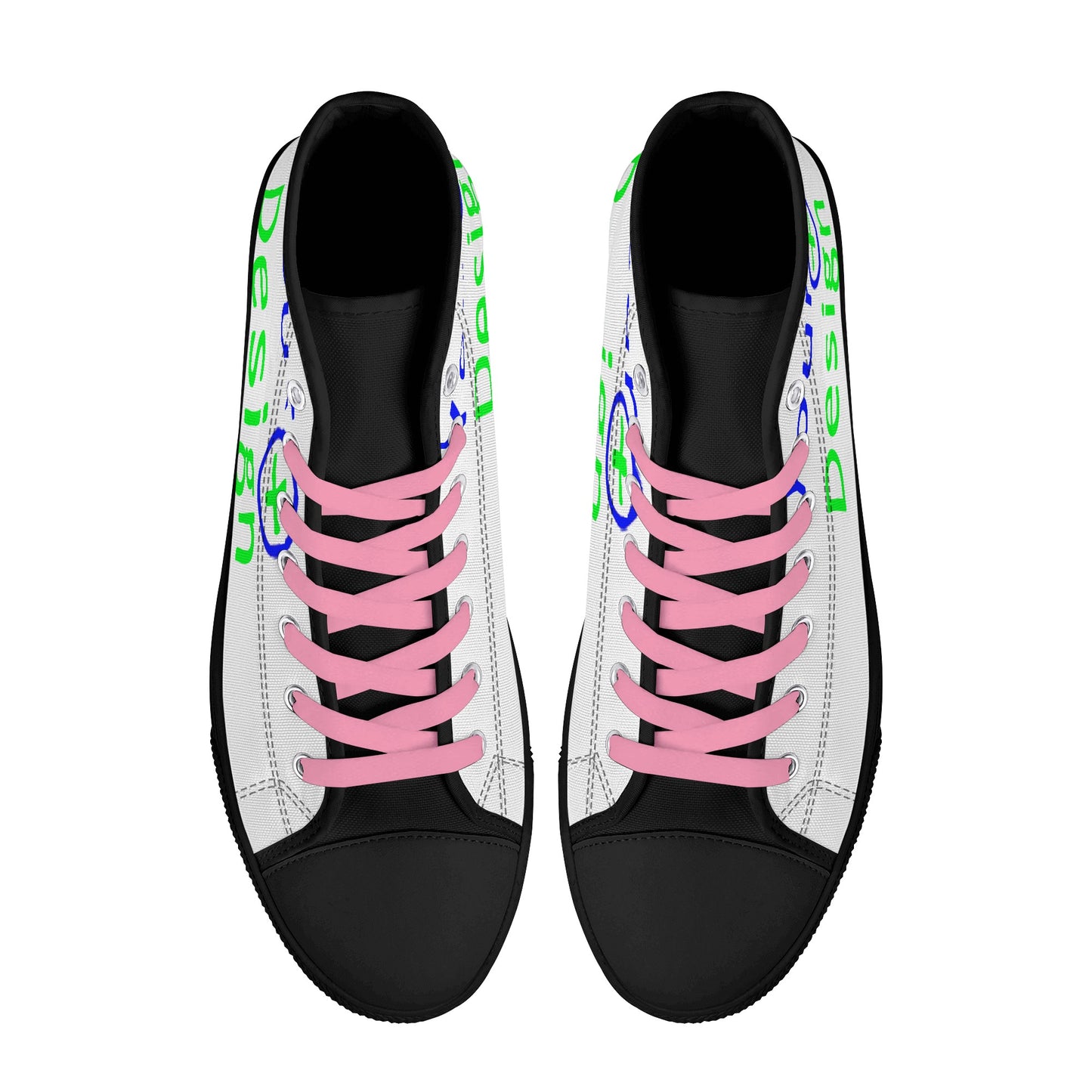 Womens Lightweight High Top Canvas Shoes- Design your shoes 