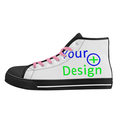 Womens Lightweight High Top Canvas Shoes- Design your shoes 