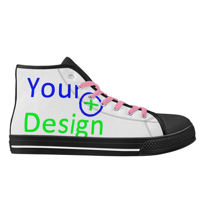 Womens Lightweight High Top Canvas Shoes- Design your shoes 