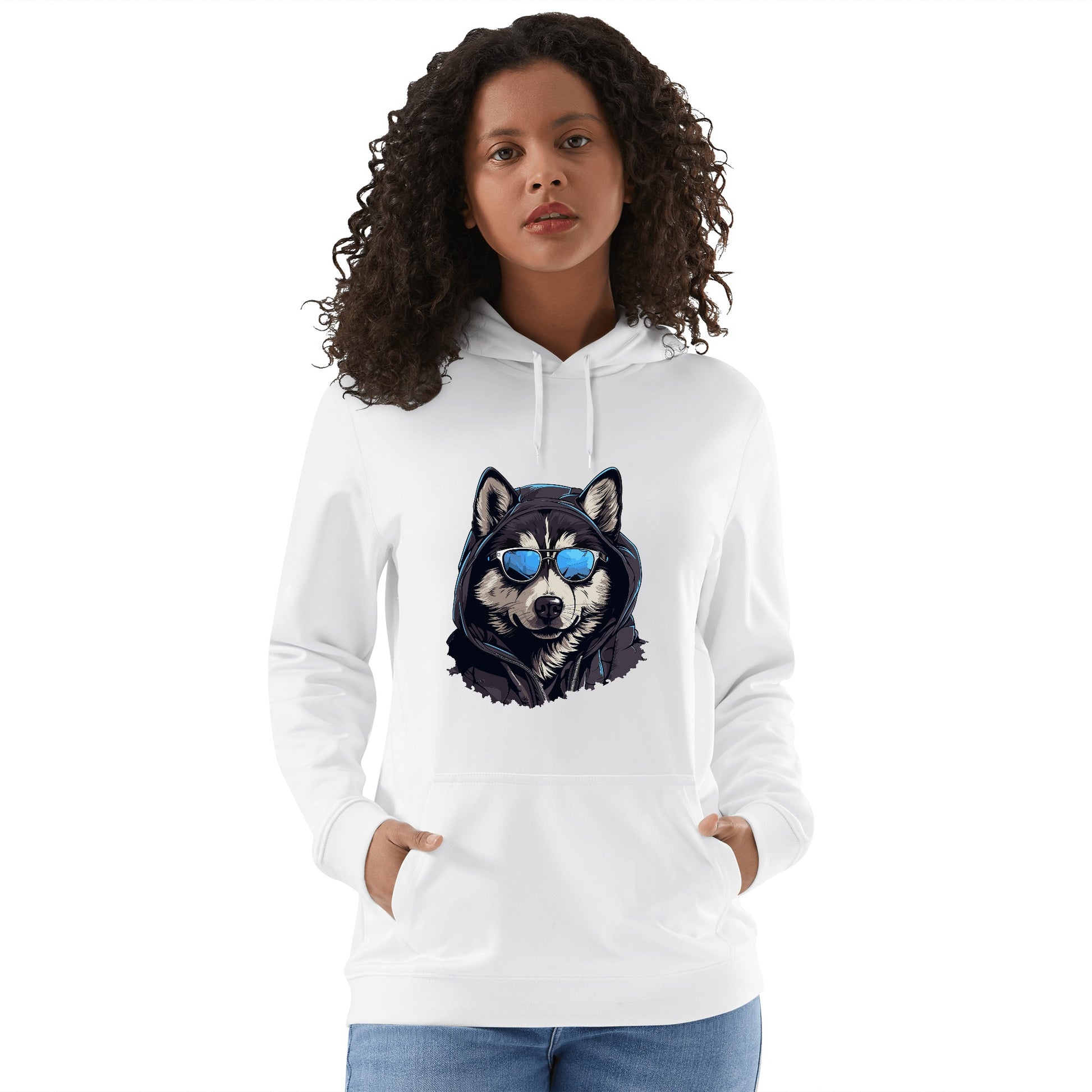 Unisex Front & Back Printing Cotton Hoodie 