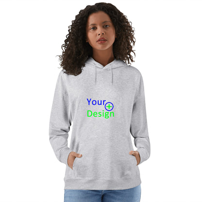 Unisex Front & Back Printing Cotton Hoodie- Your Design 