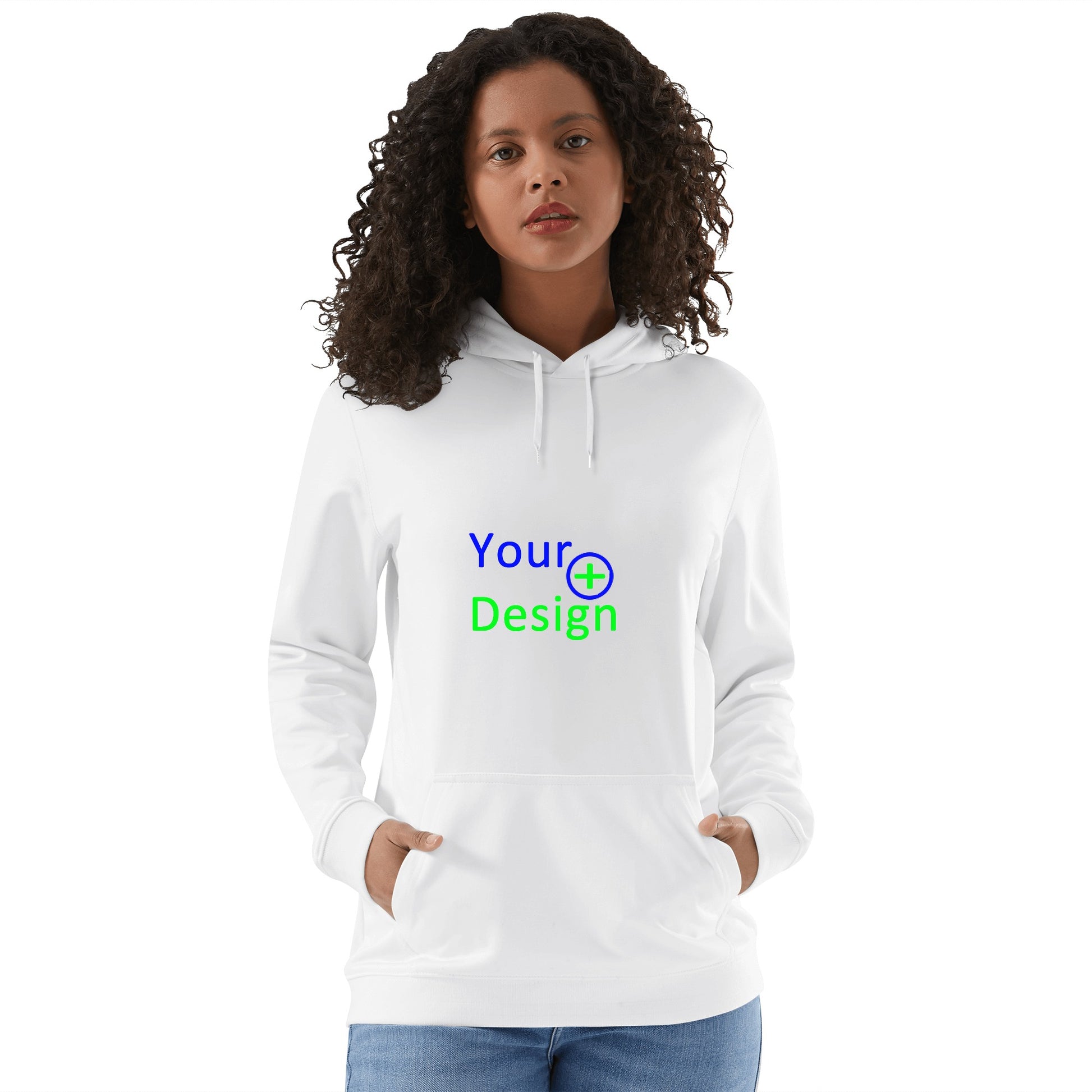 Unisex Front & Back Printing Cotton Hoodie- Your Design 