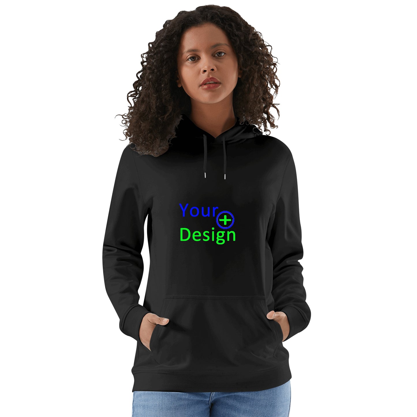 Unisex Front & Back Printing Cotton Hoodie- Your Design 