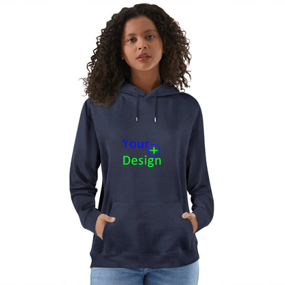 Unisex Front & Back Printing Cotton Hoodie- Your Design 