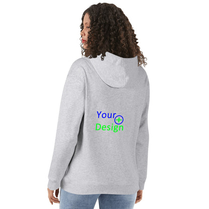 Unisex Front & Back Printing Cotton Hoodie- Your Design 