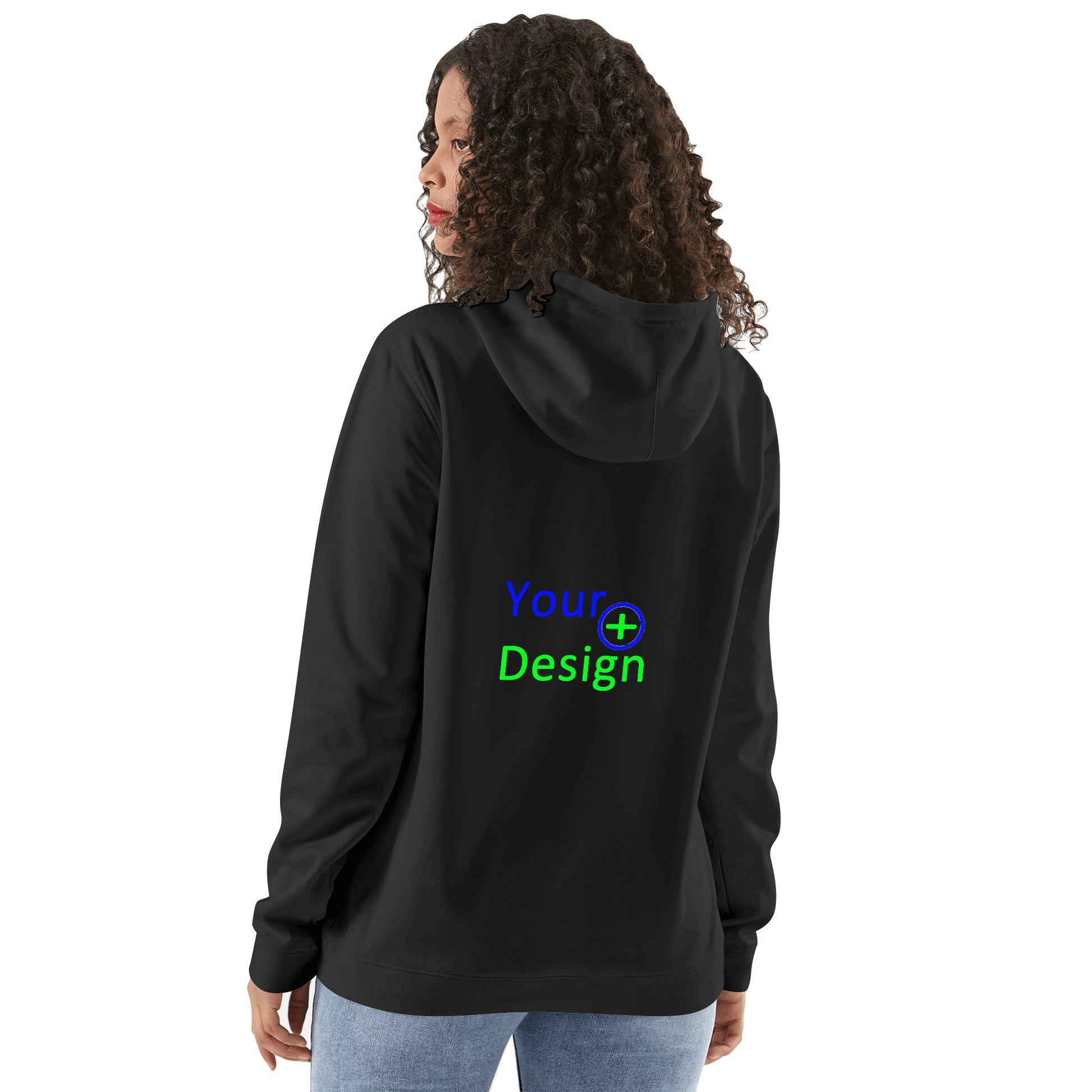 Unisex Front & Back Printing Cotton Hoodie- Your Design 