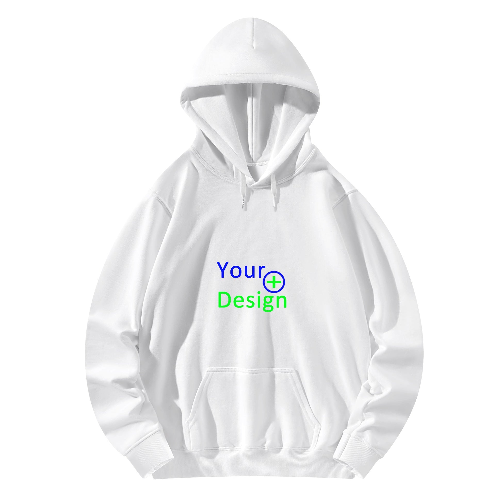 Unisex Front & Back Printing Cotton Hoodie- Your Design 