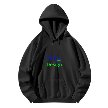 Unisex Front & Back Printing Cotton Hoodie- Your Design 