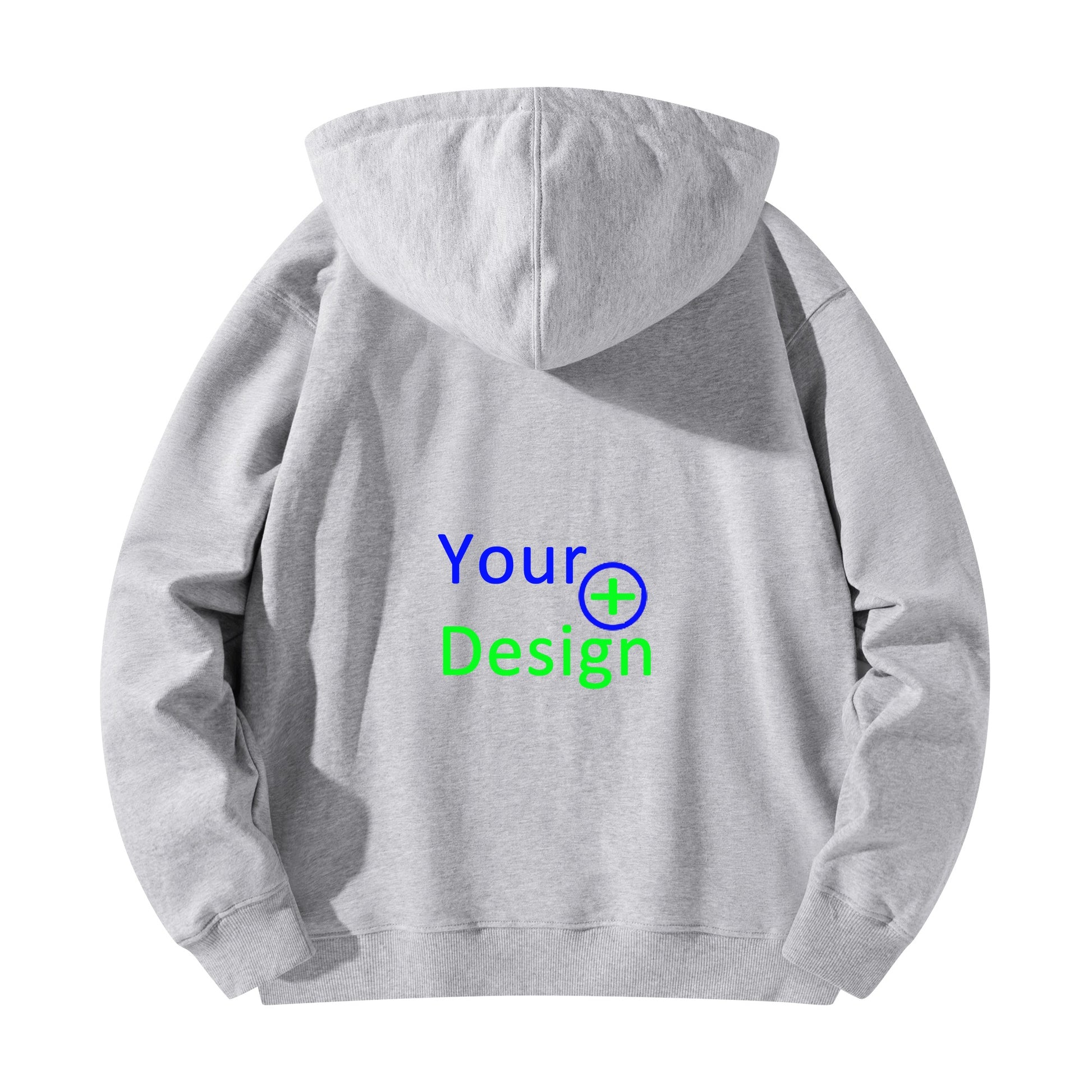 Unisex Front & Back Printing Cotton Hoodie- Your Design 