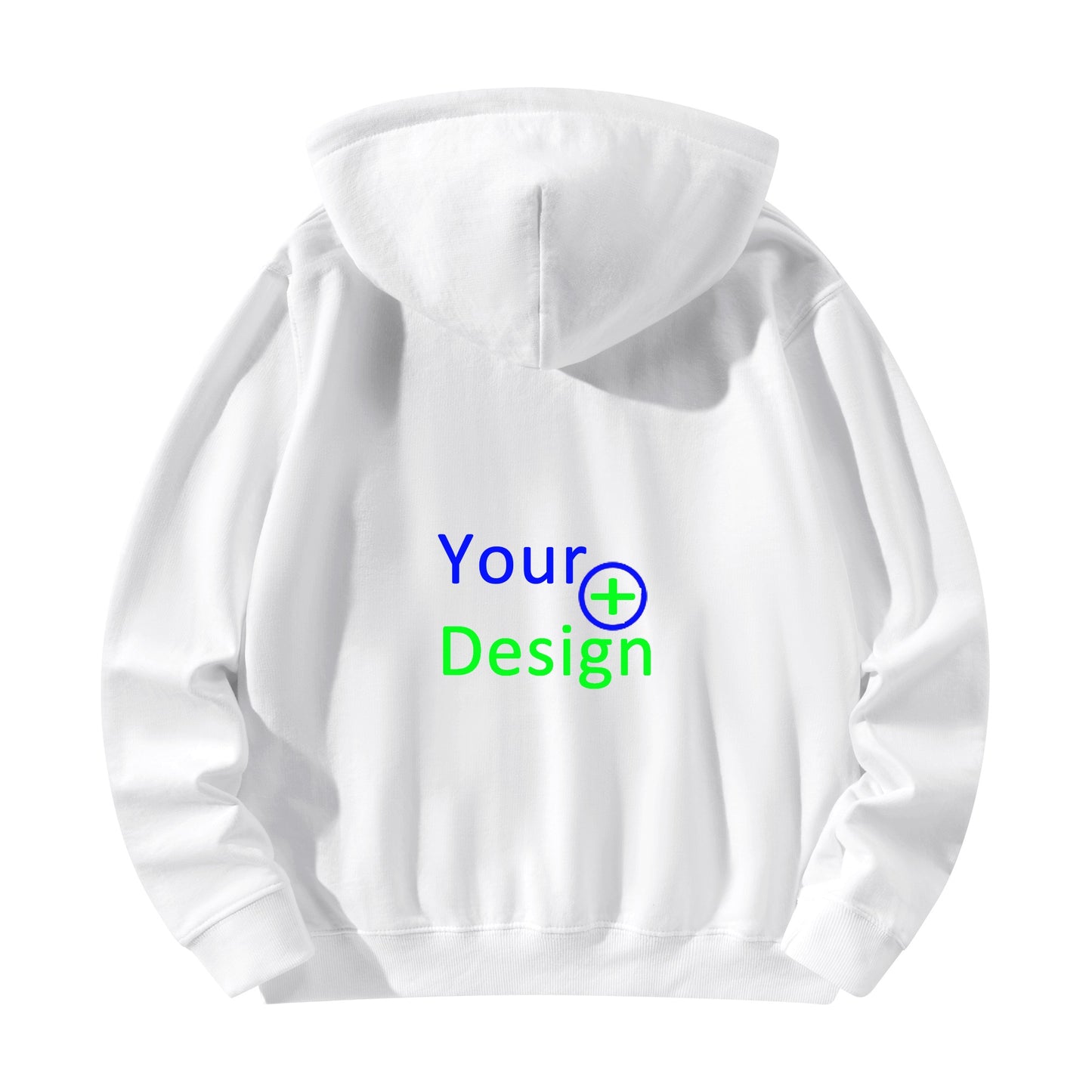 Unisex Front & Back Printing Cotton Hoodie- Your Design 