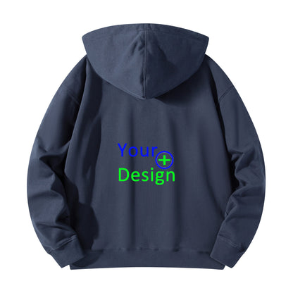 Unisex Front & Back Printing Cotton Hoodie- Your Design 