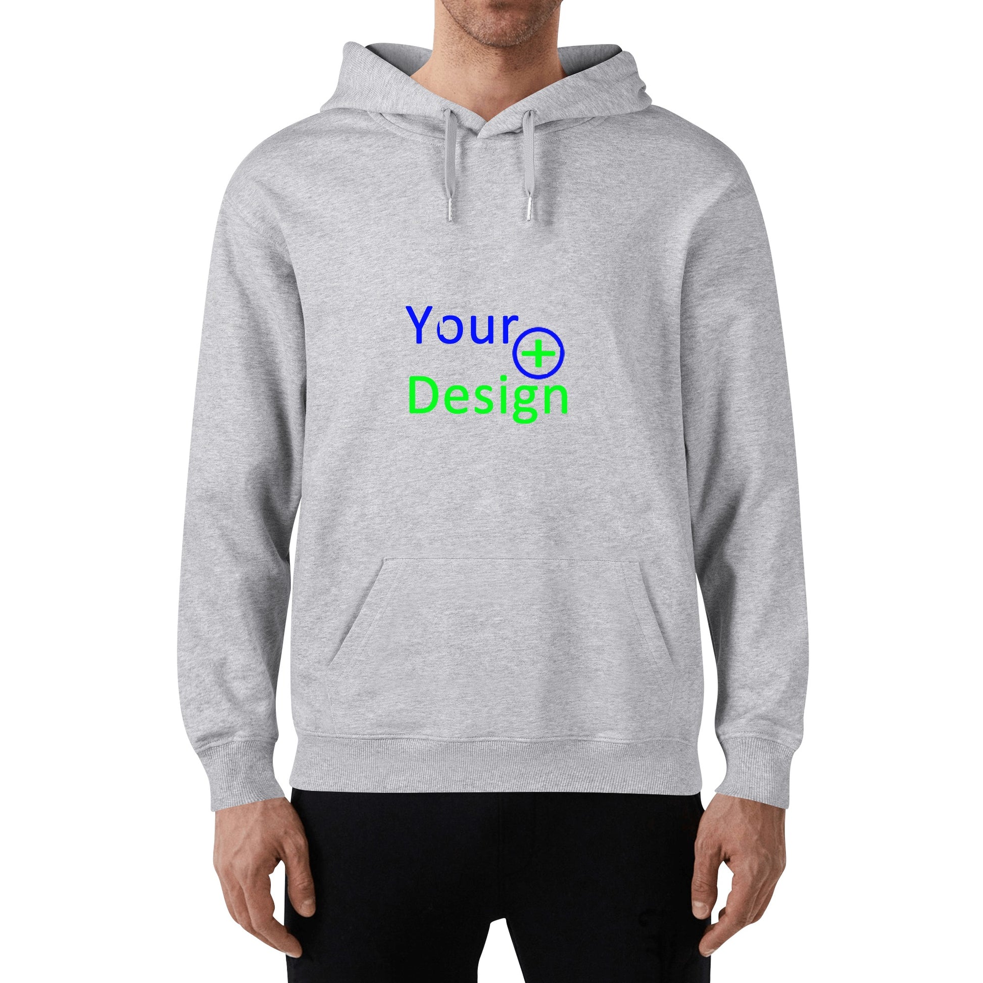 Unisex Front & Back Printing Cotton Hoodie- Your Design 