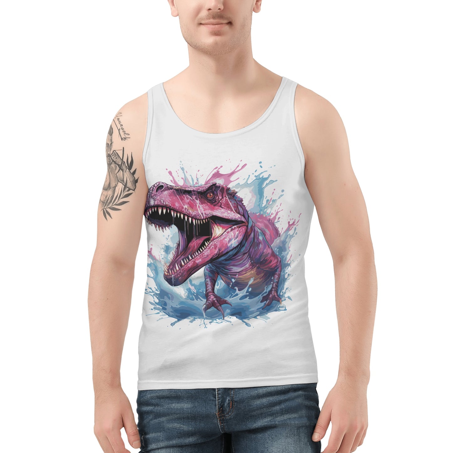 Mens All Over Print Tank Top 