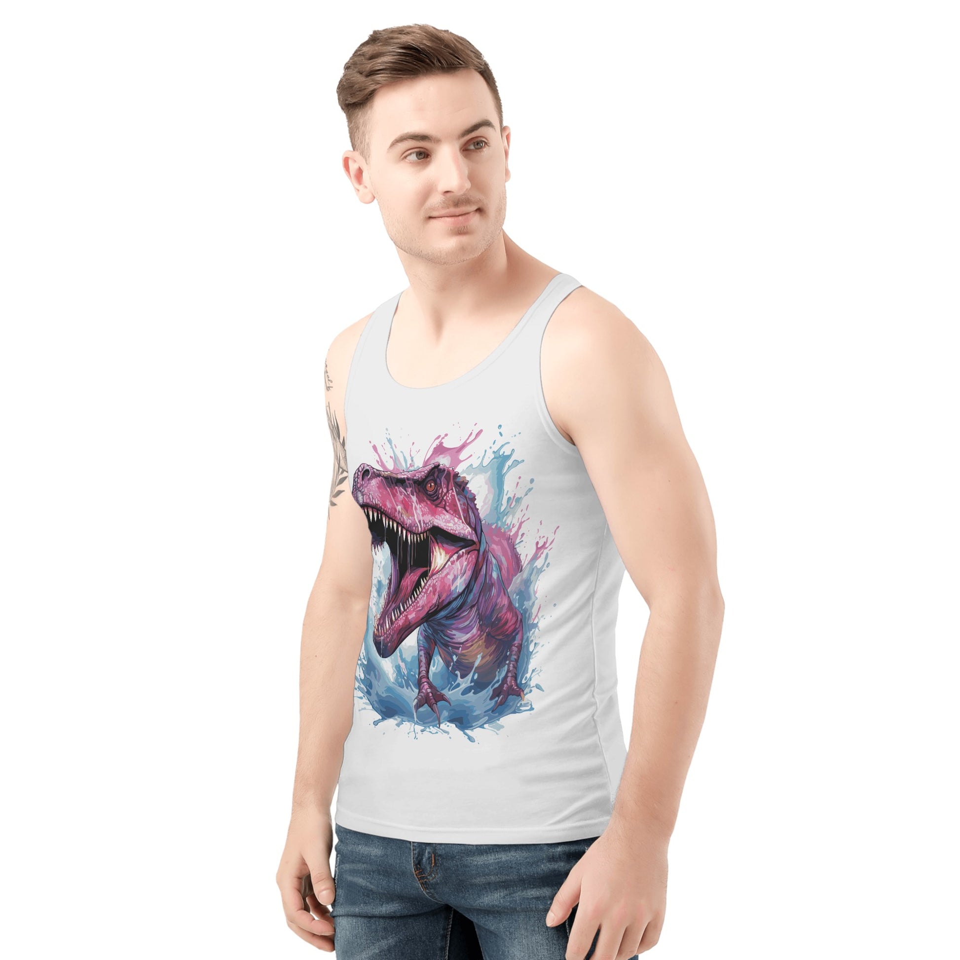 Mens All Over Print Tank Top 