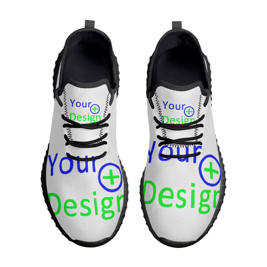 Mens Mesh Knit Sneakers - Your Design Print 