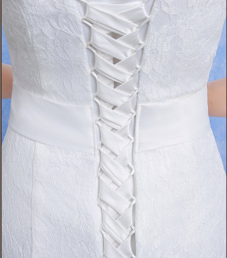bride wedding fashion lace fishtail skirt Slim Skinny tail wedding dress apparel & accessories
