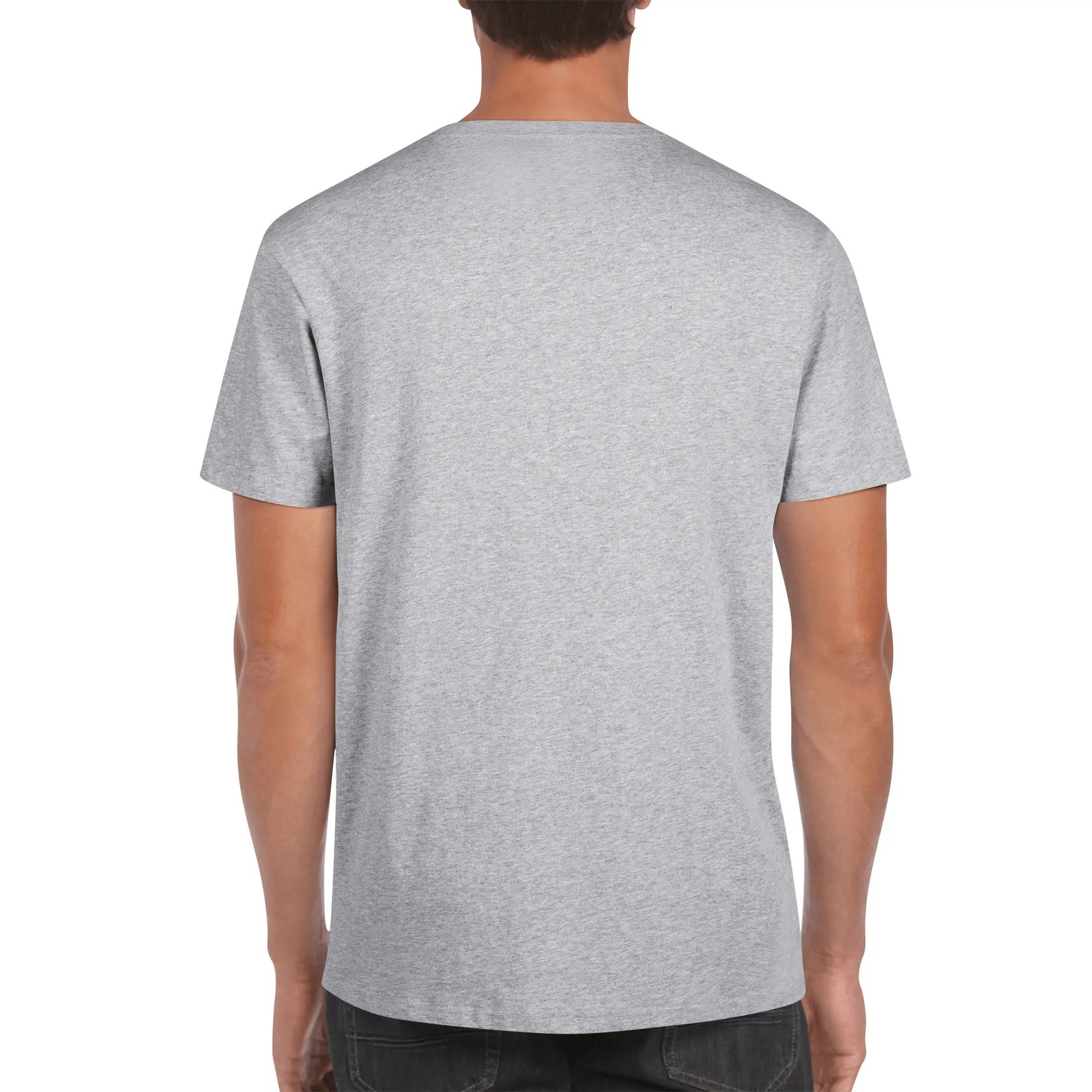 Mens Cotton Front & Back Printing T-Shirt 
