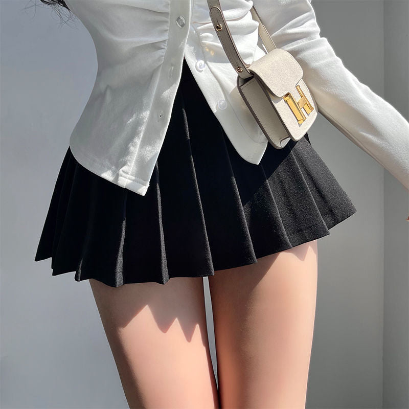 Fashion Black Pleated Skirt For Women apparels & accessories