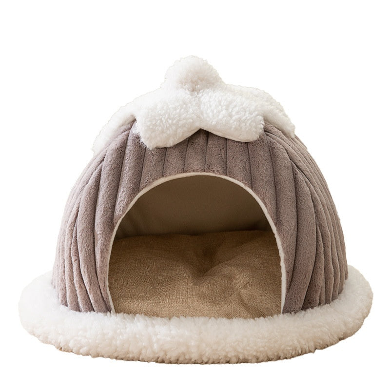 Cat Autumn And Winter Warm bed Pet bed