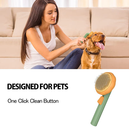 Pet Grooming Self Cleaning Slicker Brush For Dogs Cats 5