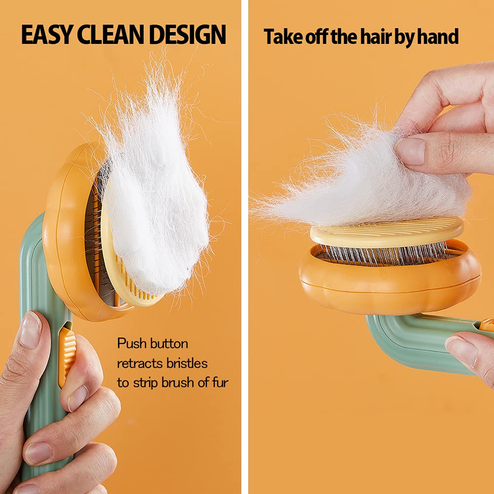 Pet Grooming Self Cleaning Slicker Brush For Dogs Cats 5