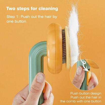 Pet Grooming Self Cleaning Slicker Brush For Dogs Cats 5