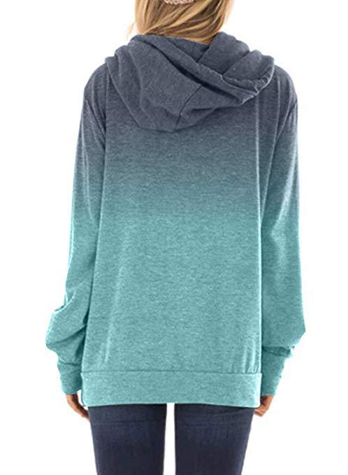 Two-colored fashion hoodies for women 0