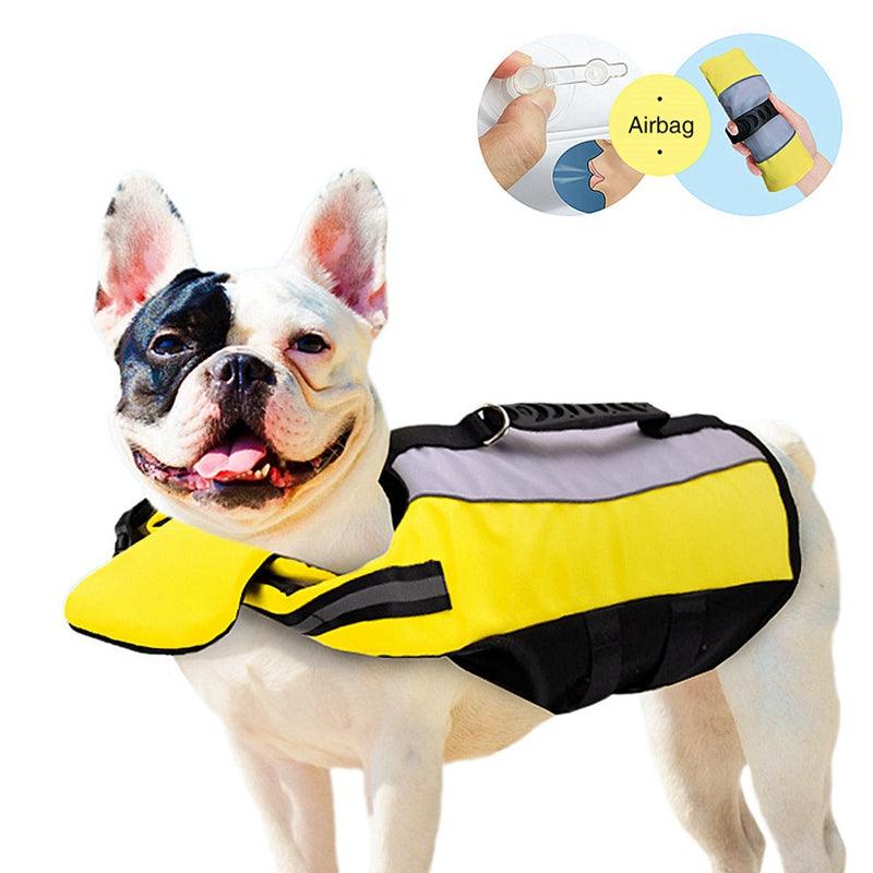 Pet Reflective Airbag Nylon Life Jacket Pet Jacket