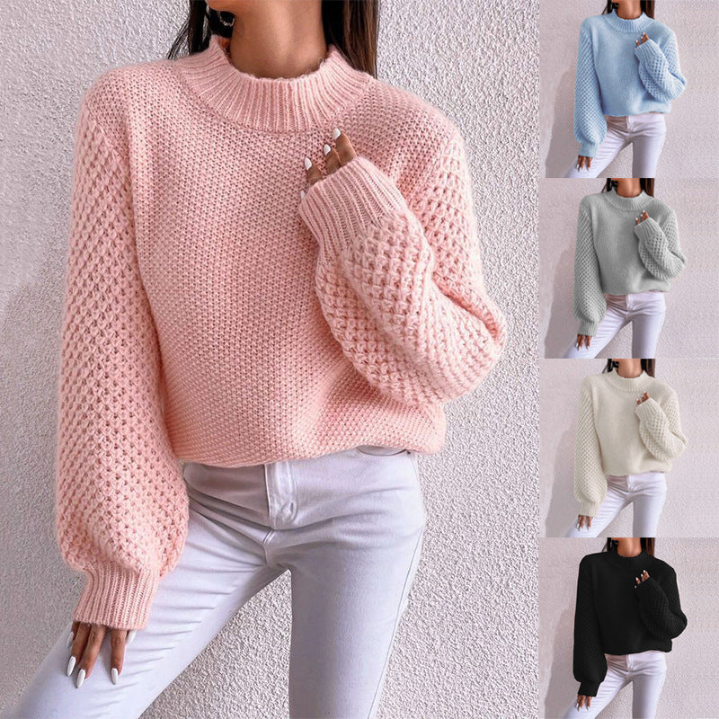 Long Sleeve Round Neck Warm Sweater apparels & accessories