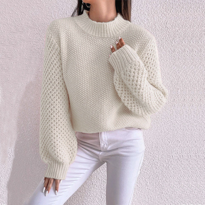 Long Sleeve Round Neck Warm Sweater apparels & accessories