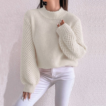 Long Sleeve Round Neck Warm Sweater apparels & accessories