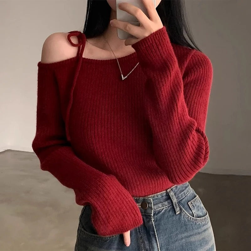 Women's Slim Fit Long Sleeves Knitwear apparels & accessories