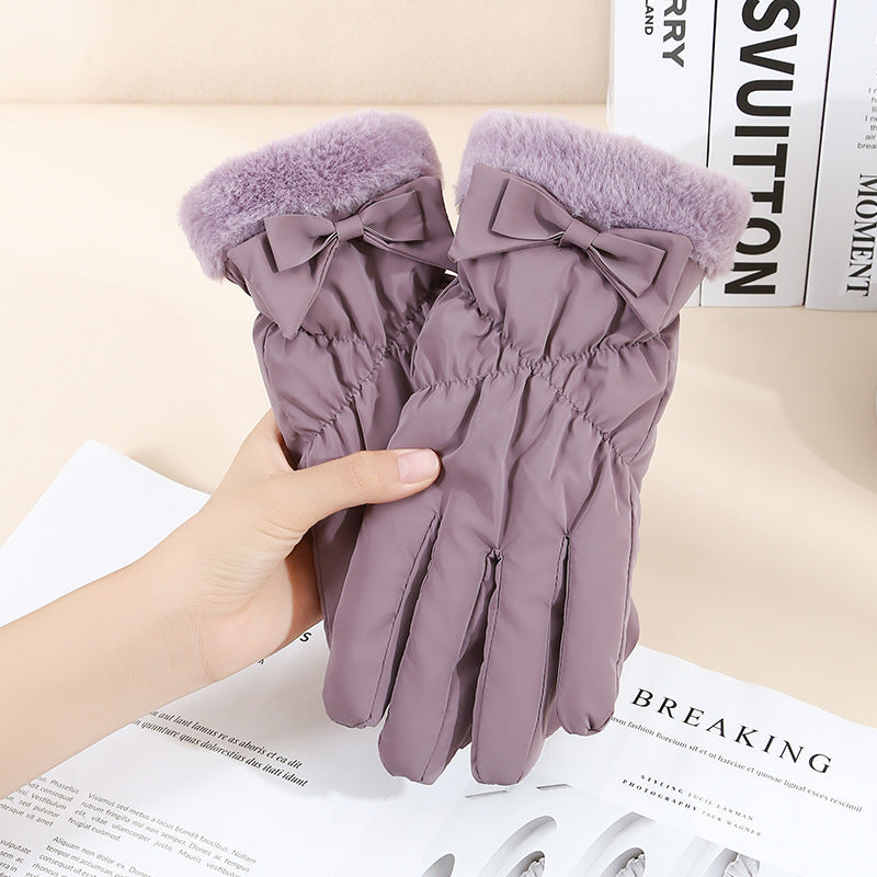 Warm Gloves Winter Women's Touch Screen Fleece-lined Thickened Accessories for women