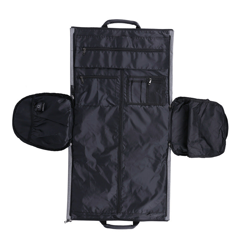 Large-capacity travel bag portable cylinder folding suit bag Shoes & Bags