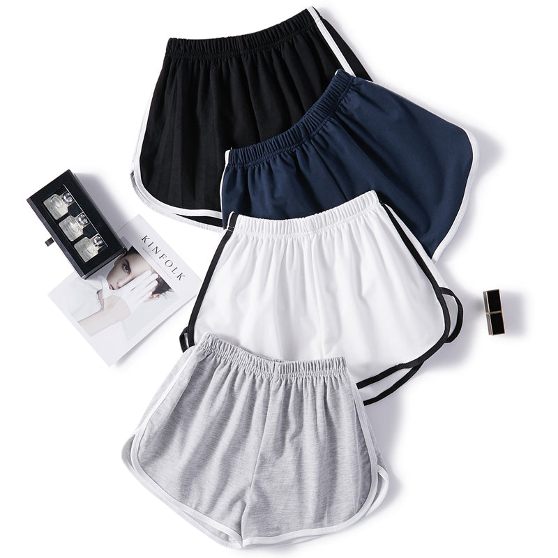 High waist three-quarter sports shorts apparel & accessories