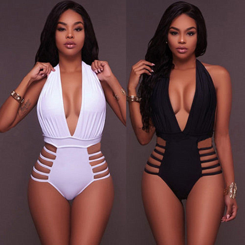 Solid color lace one-piece swimsuit apparel & accessories